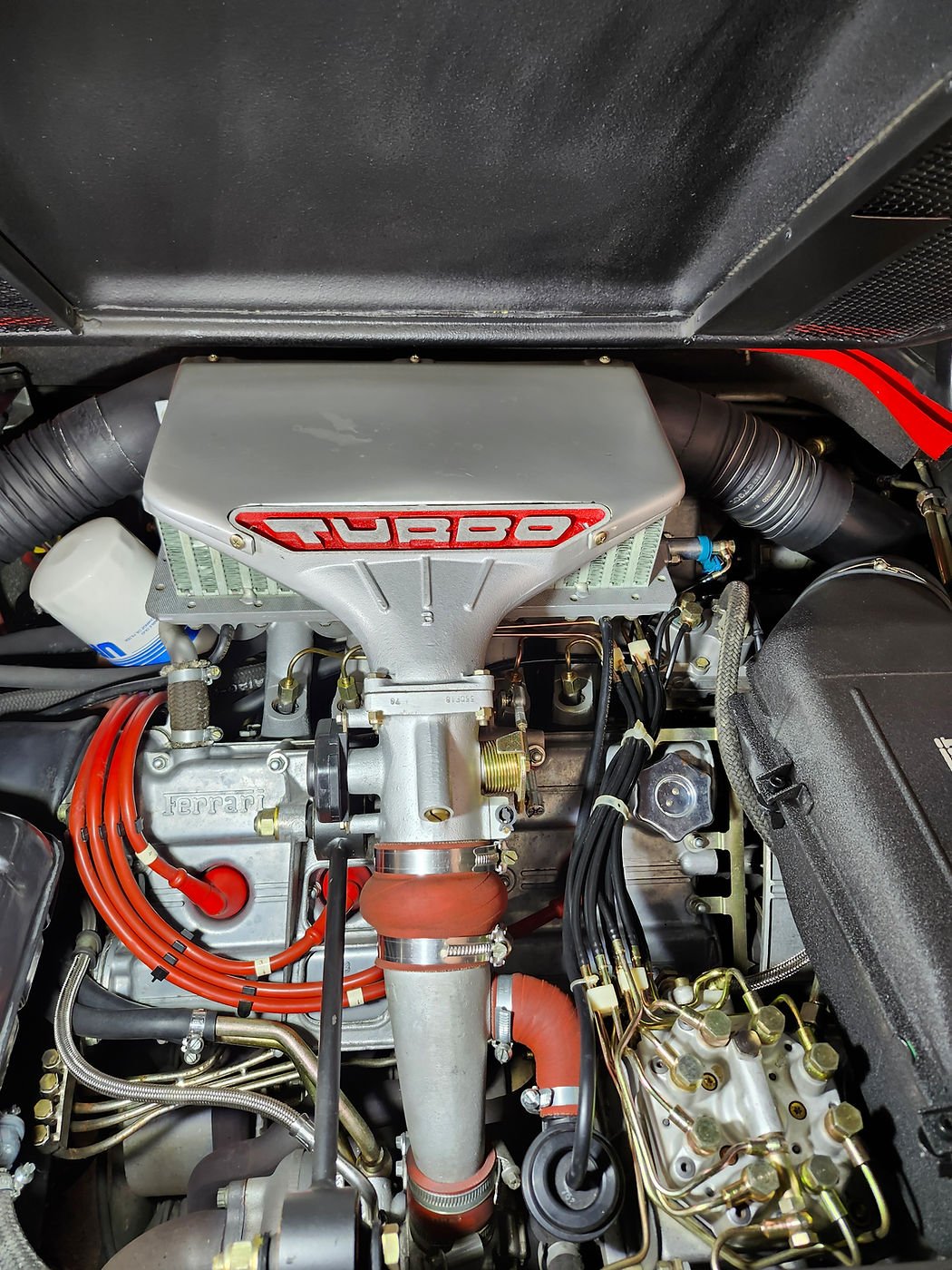 1988 Ferrari 308 GTS Turbo engine bay